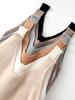 Women's Cashmere Knit Tank Top - Reversible Front V/Back U, Sleeveless Base Layer, Winter Wear