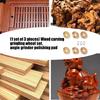 Angled Grinder Polishing Pad Heavy-Duty Wood Carving Disc Set with Upper Clamping Plates Grinding Wheel Wood Carving for Cutting Shaping Sanding