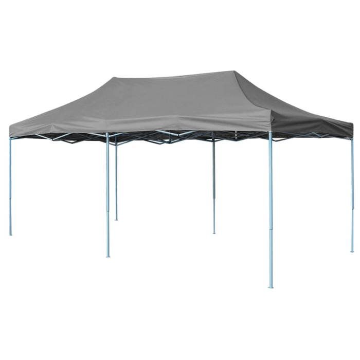 Tente de réception - vidaXL - 3 x 6 m - Anthracite - Acier - Oxford 600D imperméable