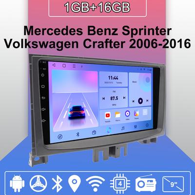 Autorádio Android Auto Carplay Pro Mercedes Benz Sprinter Volkswagen 2006-2016 Multimediální přehrávač Hlavní jednotka Stereo GPS Navigace BT WIFI 1+16GB