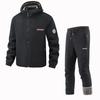 Winter Sportkleding Set Heren Retro Training Dikke Fleece Jas + Broek Tweedelige Set Casual Ski Hardlopen Trainingspak Pak