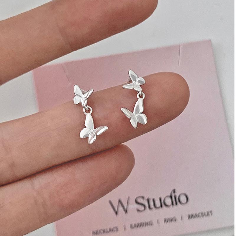 2024 Butterfly Stud Earrings: Fashionable, Versatile, High-End Feel for Women