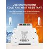 Din Rail 3in1 Single Phase Ampere Voltage Frequency Meter Ac 0-99Hz 100A Voltmeter Indicator LED Digital Display 110V 230V TOMZN