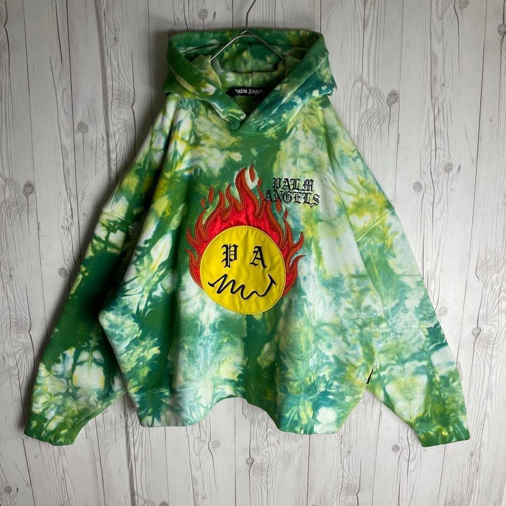 [USED] BTS J-HOPE Palm Angel Tie-Dye Embroidered Logo Hoodie