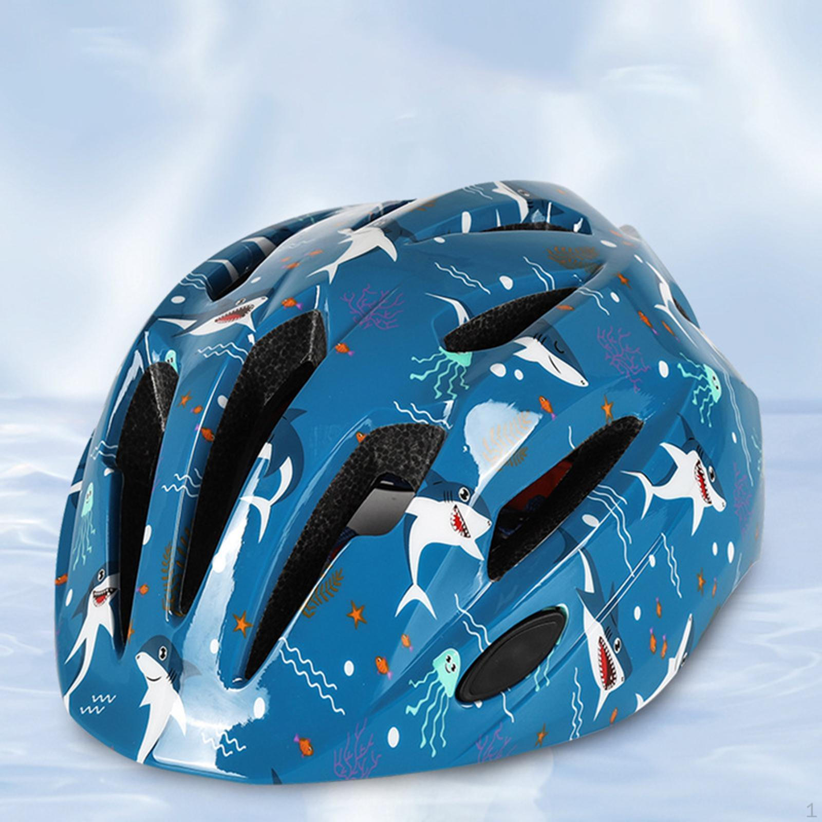 Kids Bike Helmet Portable Bicycle for Roller Skating Outdoor Biking