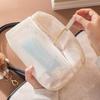 Casual Nylon Storage Pouch Hand-held With Zipper Cosmetic Bag Multipurpose Mesh Toiletry Wash Bags Travel