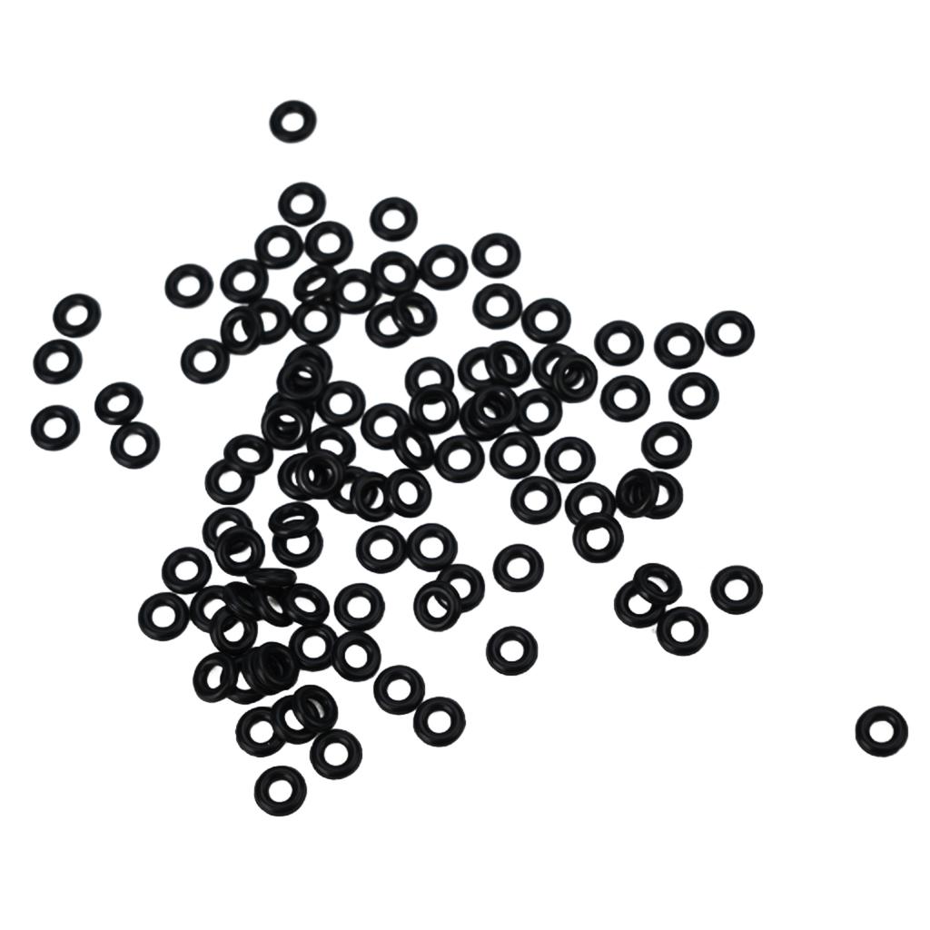 100Pcs Carp Fishing Rigs Rings O Ring For Wacky Rigging Worms-Connectors Tackle