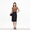 VEROMODA High-Waist Straight Skirt with Zipper & Pockets