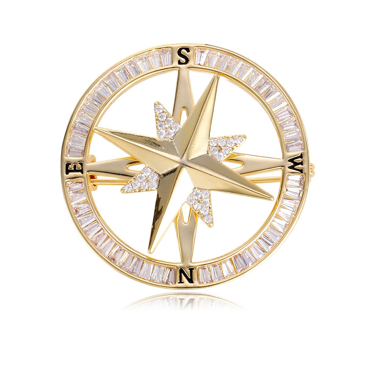 

Luxury Women s Hour Hand Brooch: Elegant, Versatile Suit Accessory with High-End Style & Atmospheric Design.