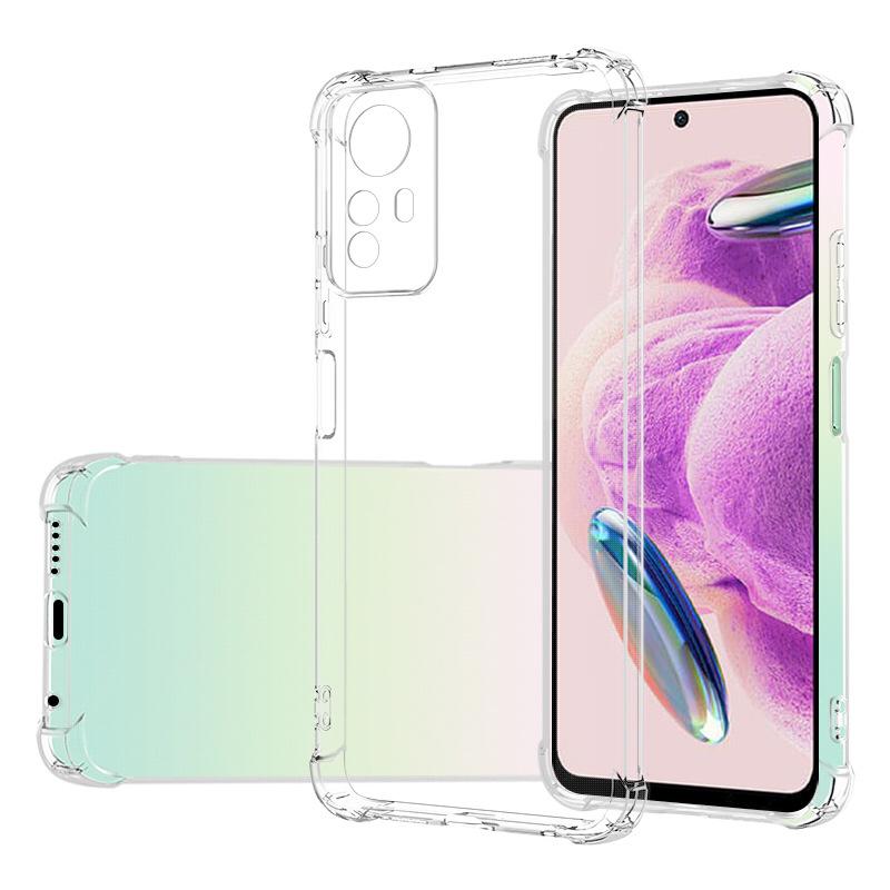 Amazon is suitable for Redmi note14 transparent airbag anti-drop mobile phone case Note15 Pro 4G international version