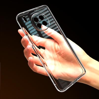 Průhledný kryt pouzdra pro honor 50 lite na huawei honor 50 lite nárazník nárazuvzdorné průhledné silikonové pouzdro na telefon funda černé matné pouzdro