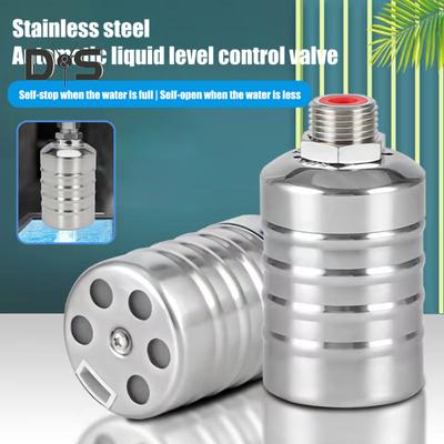 Automatic Float Valve Fully Automatic Food Grade Material Hard Shell High Reliability No Electricity Water Level Control 304 Stainless Steel Water
