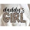 Girls' "DADDY'S GIRL" Pattern Short Sleeve T-Shirt