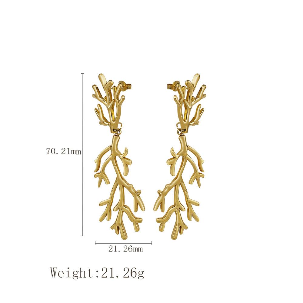 Exaggerated Texture Large Star Shell Drop Earrings for Women Ladies Bohemian Vacation Style Dangle Earrings Jewelry Accessories
