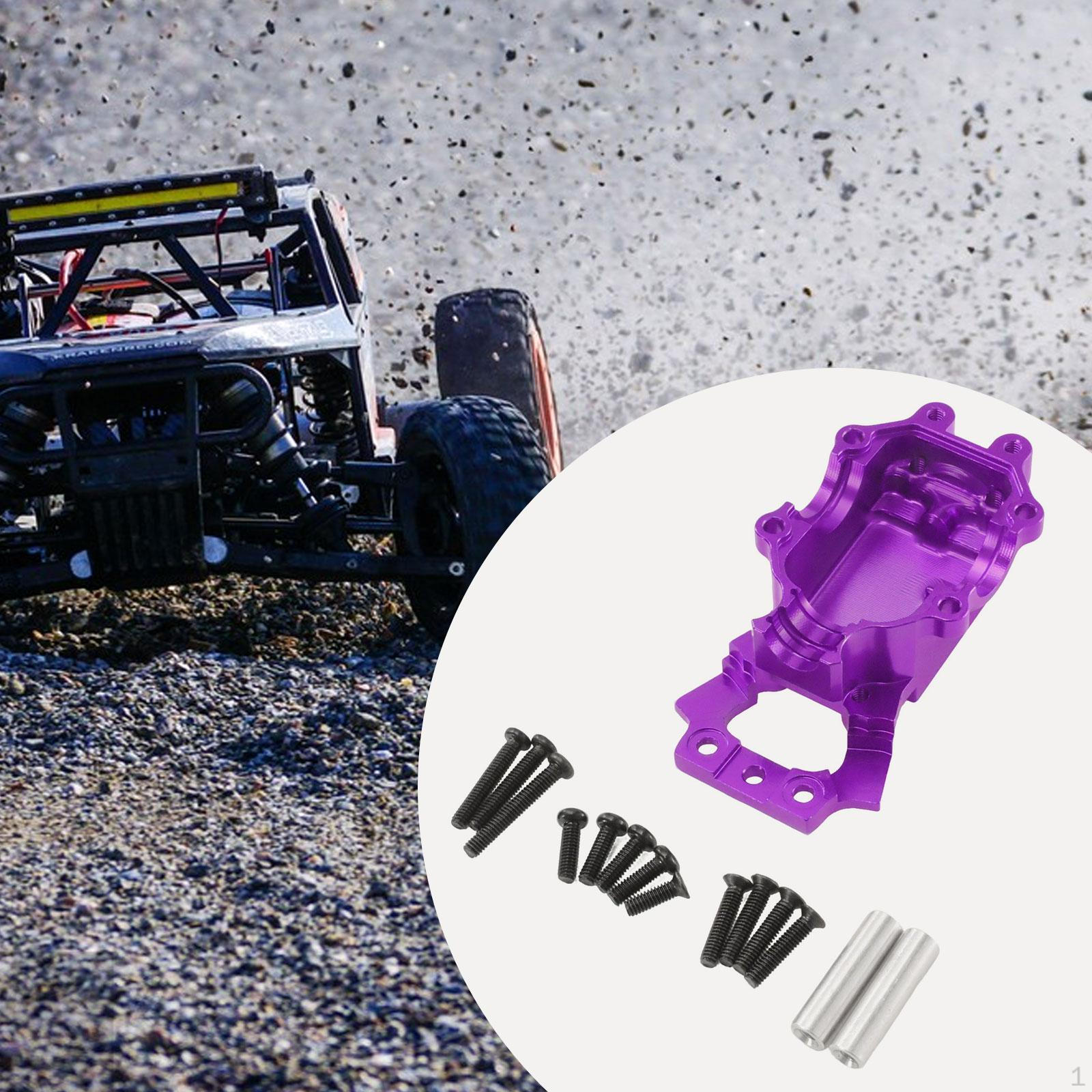 

1/14 RC Car Front Gearbox Lower Cover Housing Metal Replacements for 14210 Фіолетовий