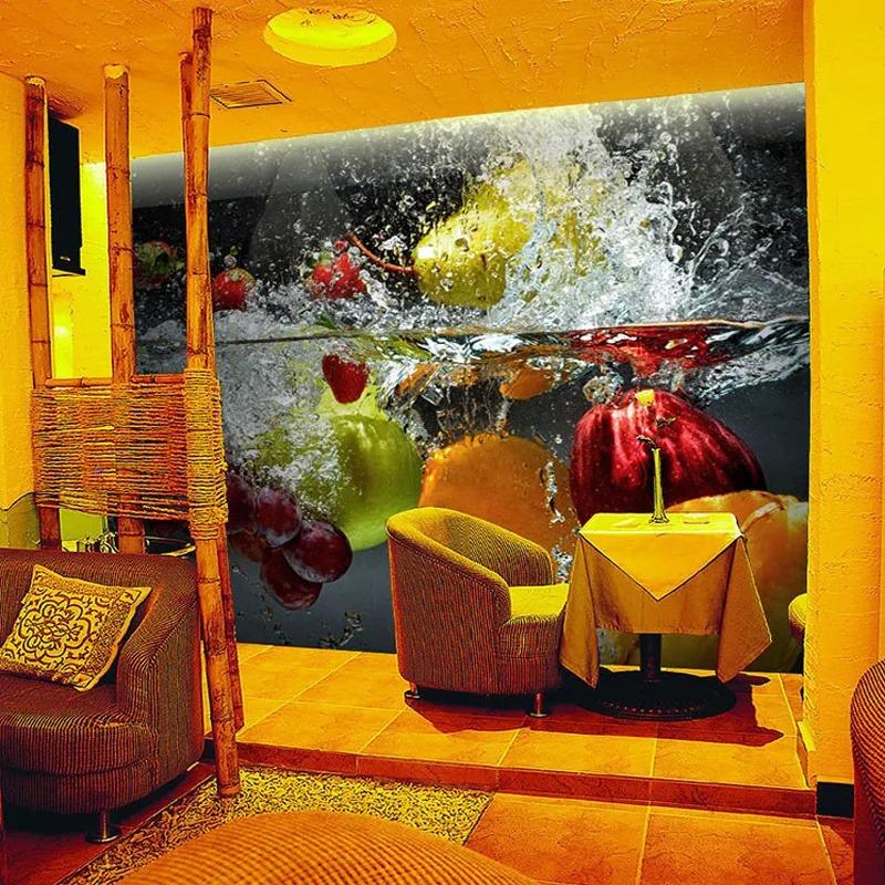 Fruits 3d Photo Wallpaper Modern Large Mural Restaurant Living Room Creative Wall Papers Home Decor