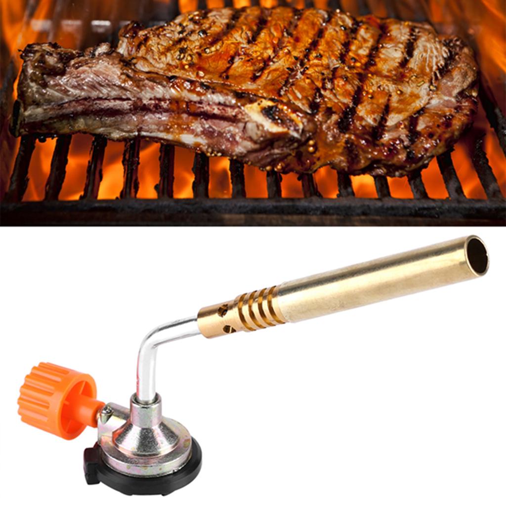Flamekaster Brenner Butangass Blåselampe Håndtenning Camping Sveising Grill