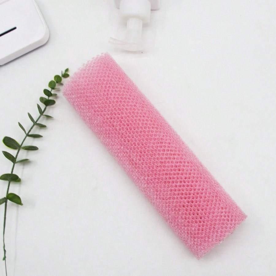 1pc Bath Sponge, African Mesh Long Net Bath Sponge, Exfoliating Shower Body Wash Back Scrub, Body Scrubber, Sponge, Smooth Skin, Body Scrubber