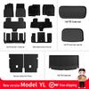 Tesla Model Y/YL/3 TPE Front & Rear Trunk Mats and Accessories
