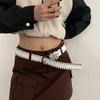 PU Waist Belts with Adjustable Pin Buckle Thin Adjustable Waist Belt Universal Woman Dresses Skirt Coat Waistband
