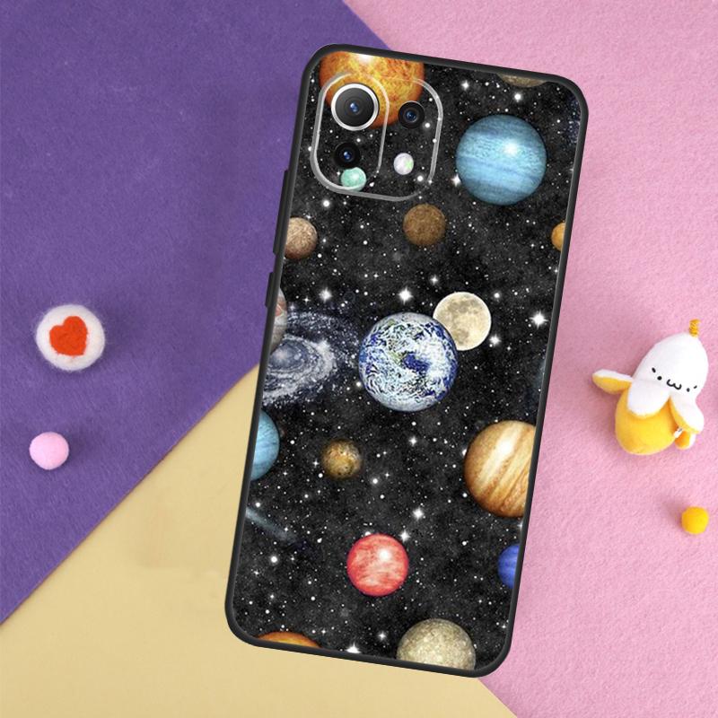 Magic Space Moon Planet Case For Xiaomi 13T 11T 12T 14T Pro 13 14 15 Ultra POCO X7 Pro X3 X5 X6 F5 F6 M6 Pro Cover