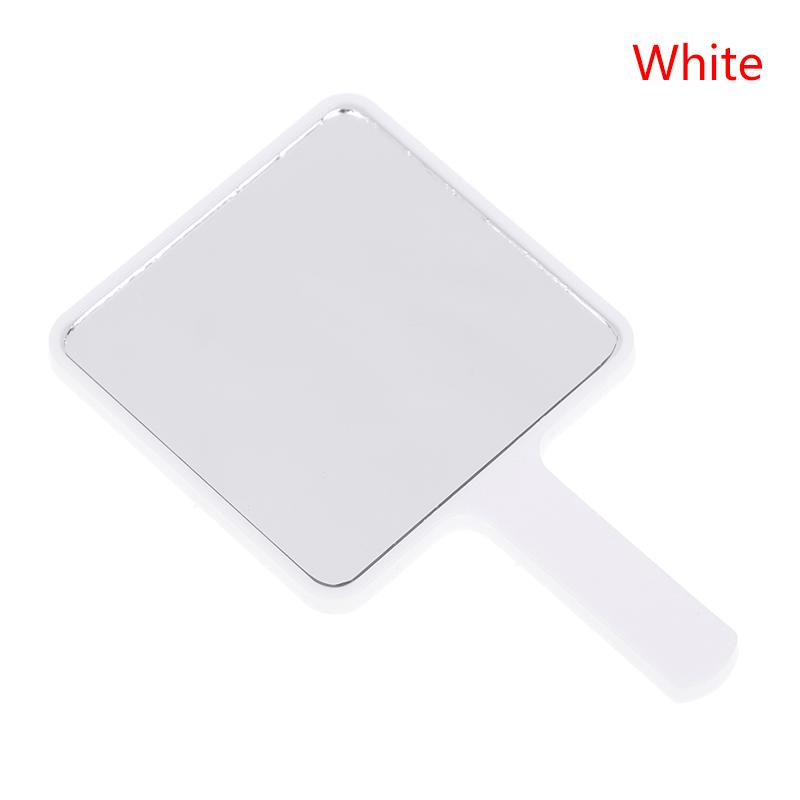 

Ручное зеркало для макияжа Квадратное зеркало для макияжа с ручкой Ручное зеркало Спа-салон Компактные зеркала Косметическое зеркало для женщин белый