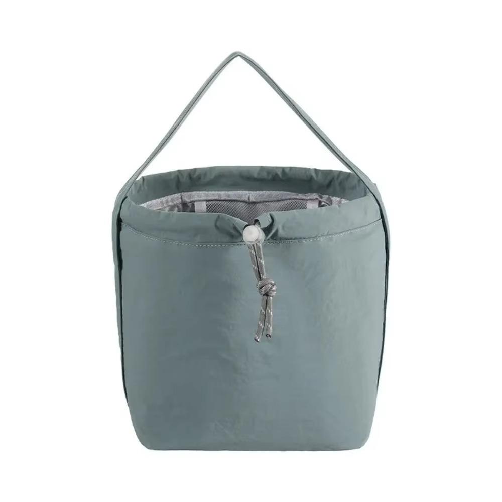 Large Capacity Insulated Bag Handheld Lunch Bag Practical Insulated Lunch Box Bag  Office синий