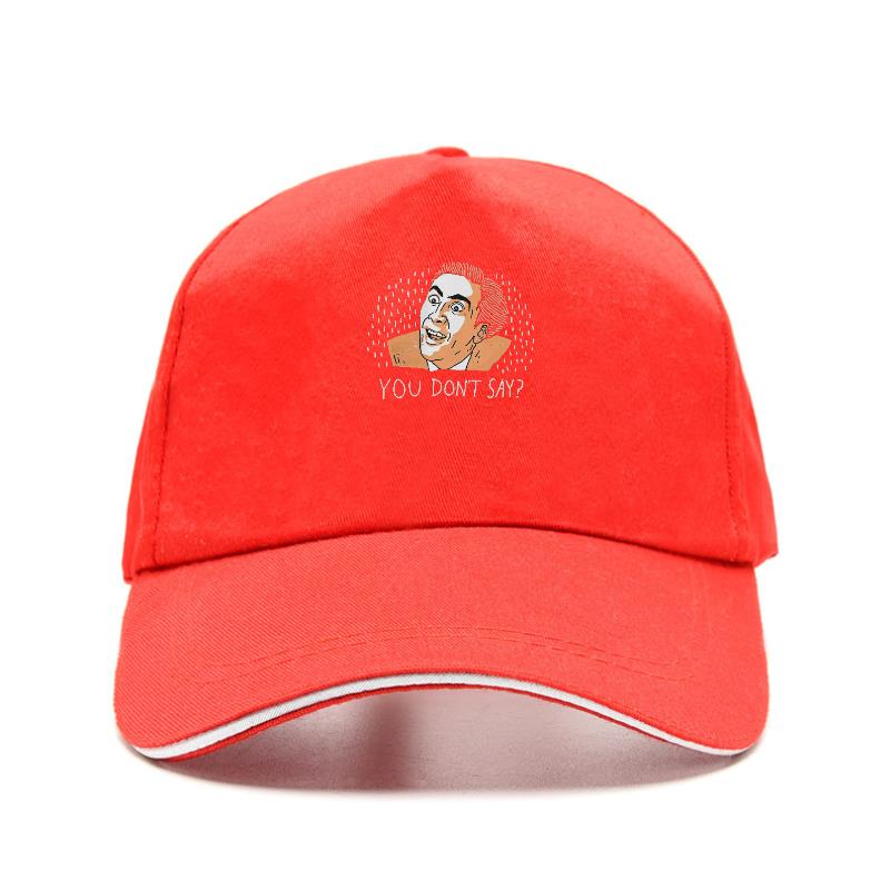 Neue Mütze Nicoa Cage You Don't ay T en Woen Funny Tee Baseball Cap
