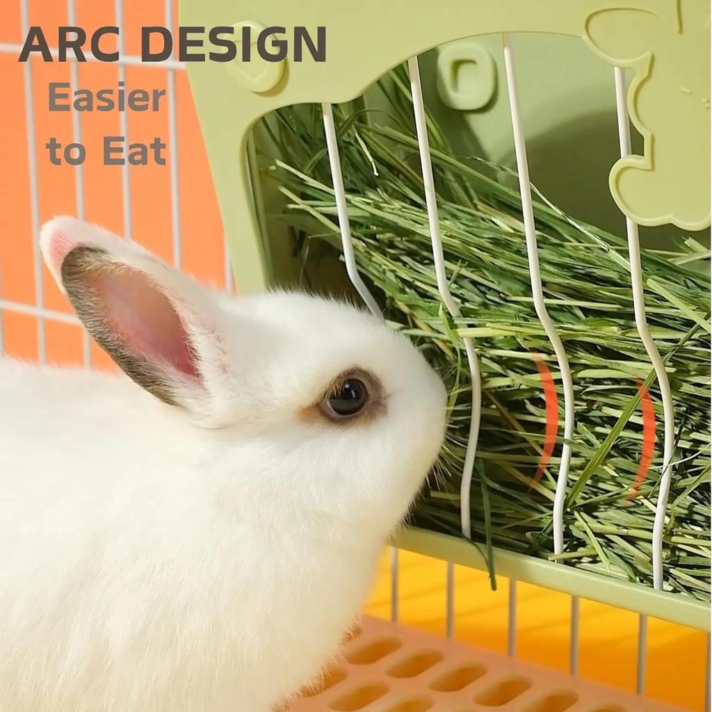 Hanging Hay Bag for Bunny Guinea Pigs Small Animal Feeder Rabbit  Bunny Food Dispensers Bag Cage Accessories Pet Feeding Bag