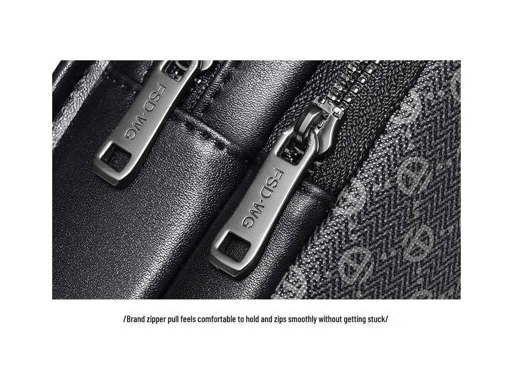 Men's 2024 High-End Waterproof Multifunctional Crossbody Bag - Casual Fashion Chest & Shoulder Bag