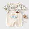 Summer Baby Short-Sleeve Bodysuit - Cotton Romper for Newborns