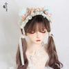 Original Handmade Angel Bear Boy Headband Small Accessories Small Top Hat Sweet Cute Bear Ear Lolita Flower Ball