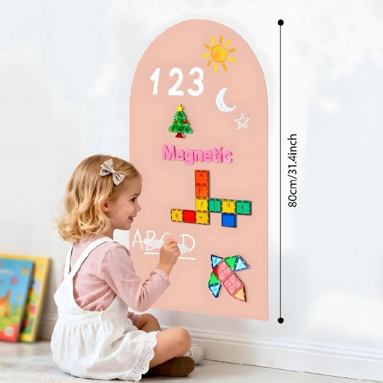 Magnetyczna tablica kredowa do montażu na ścianie, zmywalna naklejka ścienna, samoprzylepna tablica do rysowania 31,5x15,74 cala do dekoracji pokoju dziecięcego