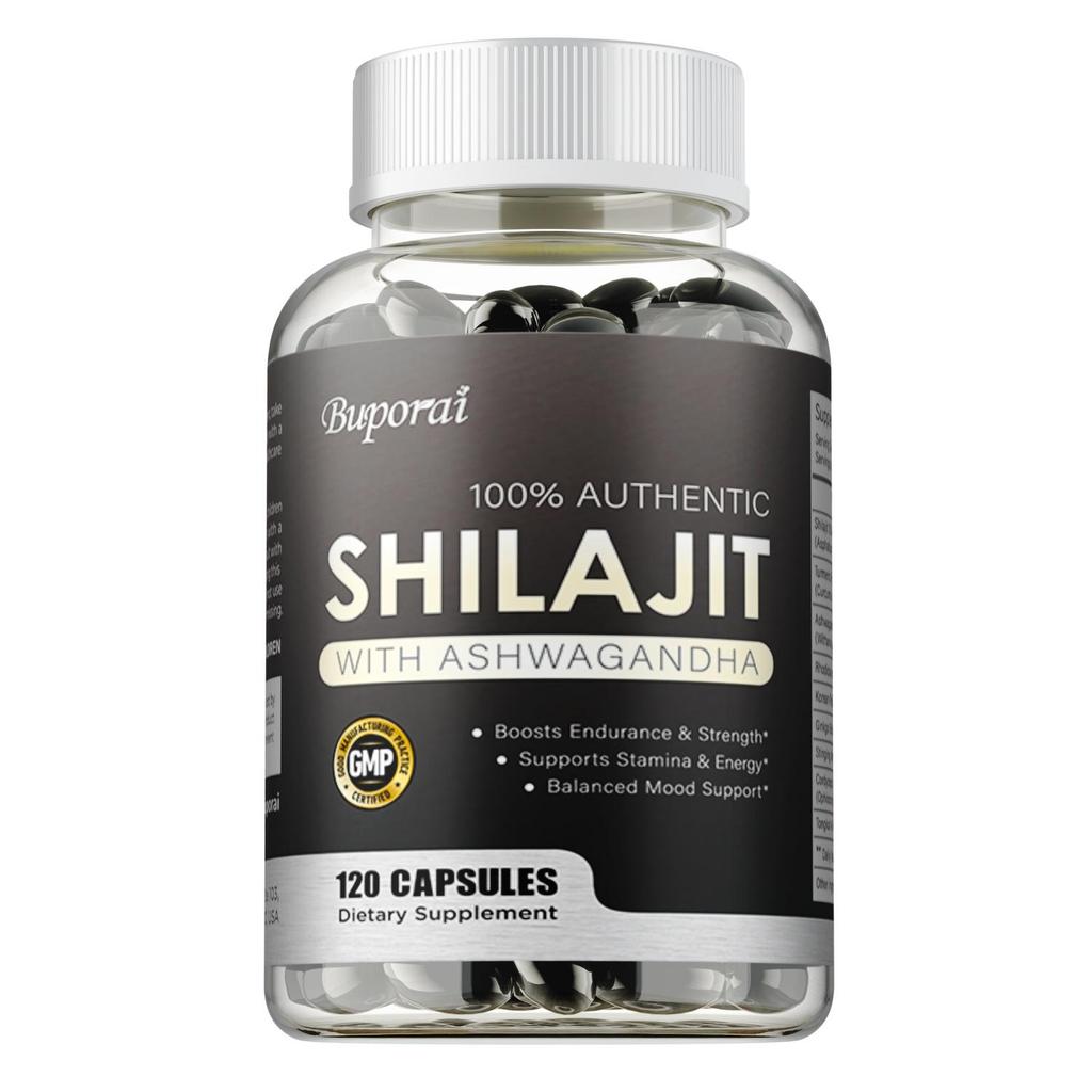 Shilajit - Ashwagandha, Turmeric - Boosts Endurance and Energy, Balances Mood