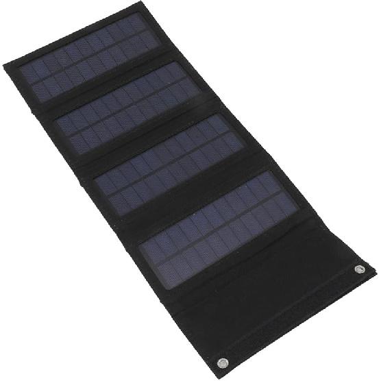 Solar Panel Kit, Portable Solar Panel, 40W Output Efficiency High Conversion Efficiency Foldable Solar Panel Portable Solar Panels for Hiking for чёрный