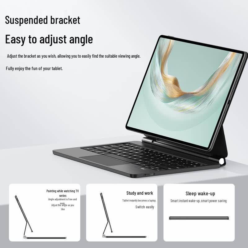 ZhiSihui Smart Magnetic Backlit Keyboard Case for Huawei MatePad Pro 12.2-inch