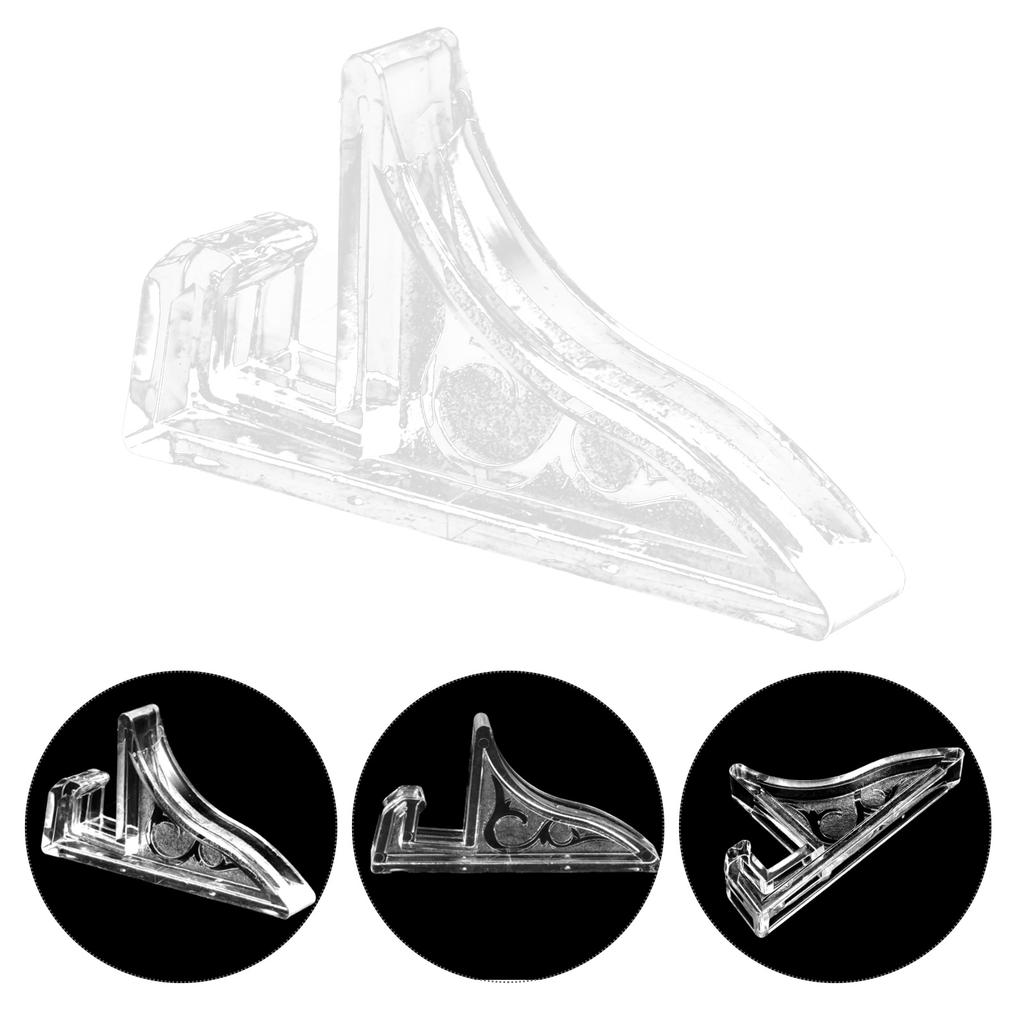 10Pcs Picture Frame Stand Desktop Display Base Multi-Functional Plastic Pedestal for Photo Certificate Phone Artwork Showcase