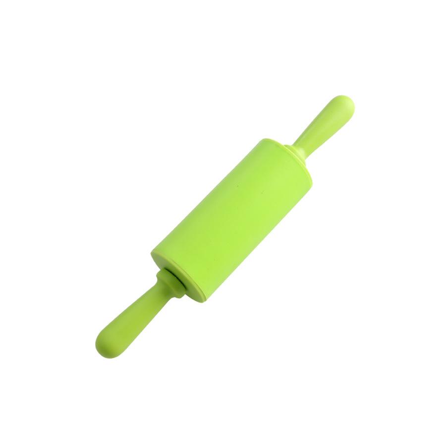 Non-Stick Plastic Handle Pin Pastry Dough Flour Roller Silicone Rolling Pin Pizza Pasta Roller Kitchen Pastry Baking Tool