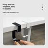 Desk Bag Hook Punch-free Removable Scratch-resistant Table Hanger for Home Office Hang Purse Backpack Umbrella Easy to Use
