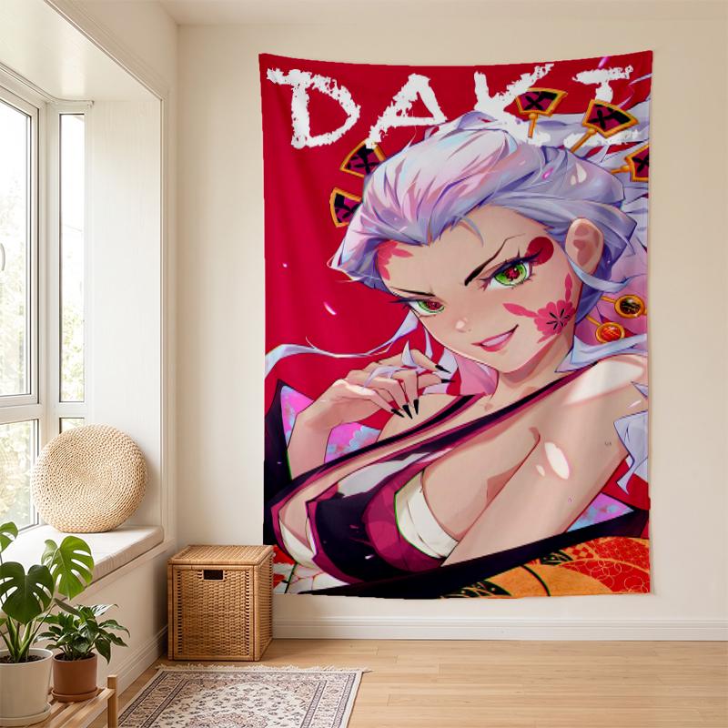 Demon Slayer (1) Wall Tapestry Stylish Wall Hanging for Bedroom Living Room Dorm Nice Present for Family and Friends