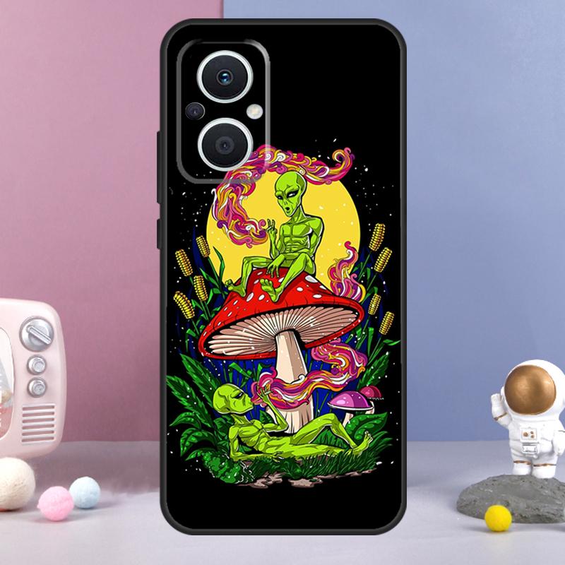 Mushroom Moon Shroom Farmer Funda For OPPO Reno 13 F 11F 12F 14F 10 11 12 14 Pro 7 8 Lite OPPO Find X6 X5 X8 X9 Pro Case