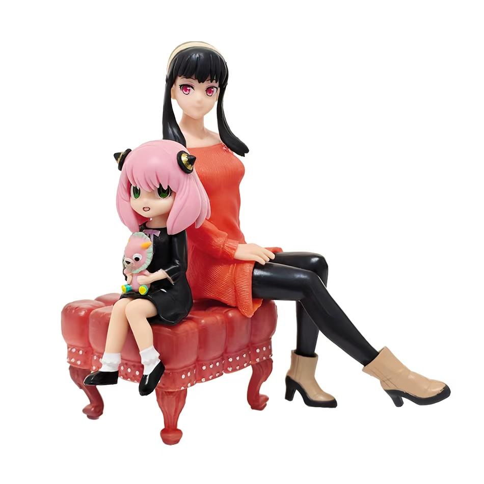 14СМ Аниме Фигурка SPY×FAMILY Аня Форджер Йор Форджер Фигурка Действия ПВХ Настольное Украшение Фигурка Модель Игрушка Рождественский Подарок детям