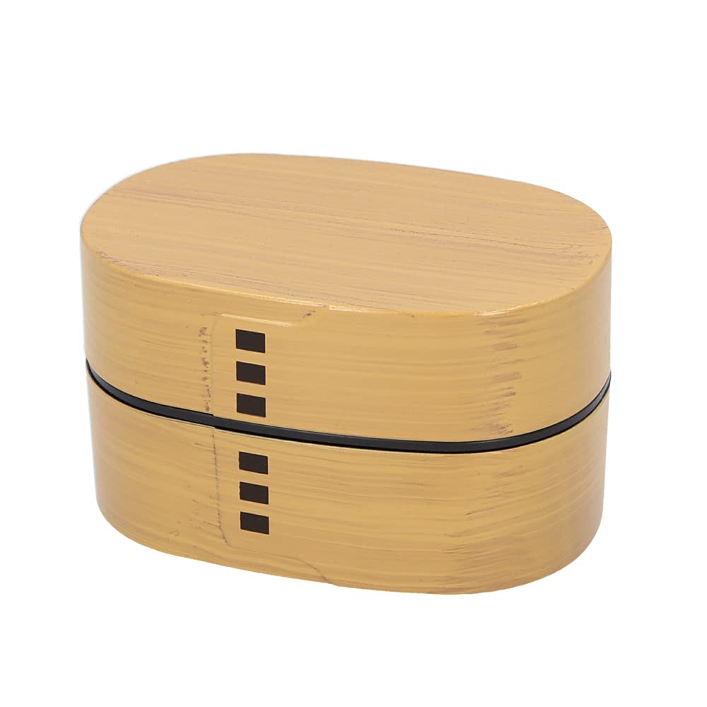 Tatsumiya HAKOYA Wappa Bento Hinoki Wood Japanese-Made Box, 520ml, Small,