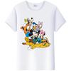 Fashion Blouses Cartoon Mickey Mouse Minnie Friend Printed Family T-Shirts Tshirt Harajuku 90S Tops Gift Unisex