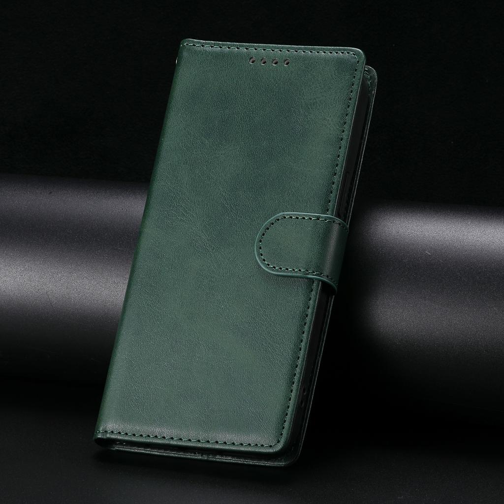 Business Leather Flip Case For Samsung S25 S26 Ultra S24 FE S23 S22 S21 Plus A17 A37 A57 A36 A56 A16 A26 Cards Solt Wallet over