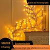LED Rattan Branch Lights: Holiday, Wedding & Christmas String Lights with Remote Control