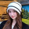 Autumn and Winter Warm Confinement Hat  Spring and Autumn Ear Protection Woolen Hat Face Showing Small Pullover Hat  Cool Hat
