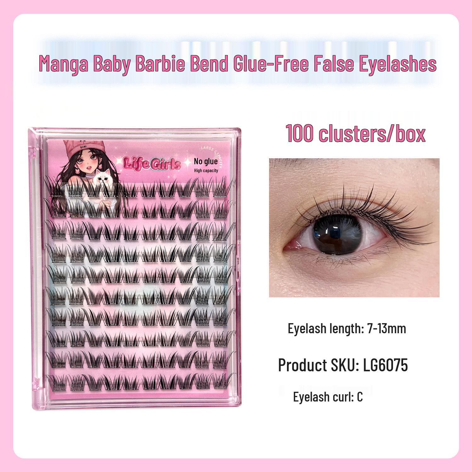 Barbie Life-Like Glue-Free False Eyelashes - Innocent Doll-Like Glamour