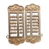Brass Mini Abacus Keychain Car Key Hanging Accessory Bag Decorative Accessory