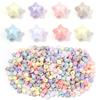 100 Stück Acryl Sternperlen Macaron-Farbe Lose Abstandshalterperlen Für Schmuckherstellung DIY Armbänder Halskette Handy Schlüsselanhänger Zubehör